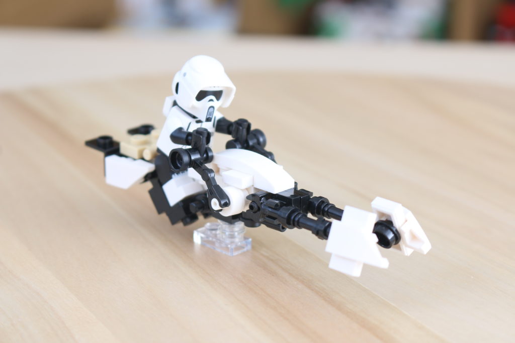 LEGO Star Wars The Mandalorian Speeder Bike Z 74 custom build 5