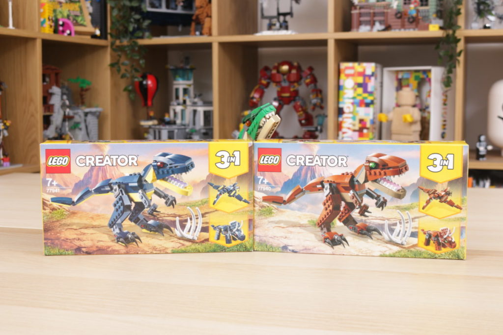 LEGO Creator 3 in 1 77940 Mighty Dinosaurs and 77941 Mighty Dinosaurs review 1 1024x683