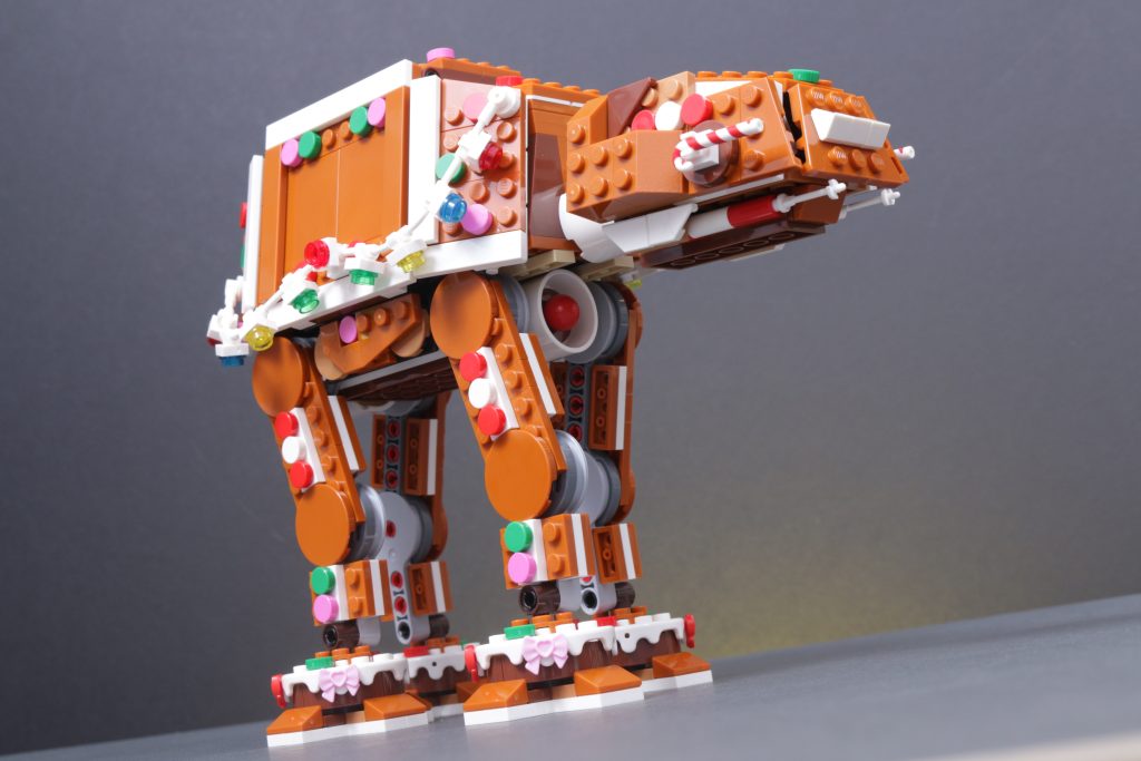 LEGO Christmas 2025 sets 40812 Snowman Ornaments 40809 Festive Gingerbread House 40820 Up Scaled Santa Minifigure 40806 Gingerbread AT AT Walker review 36 1024x683