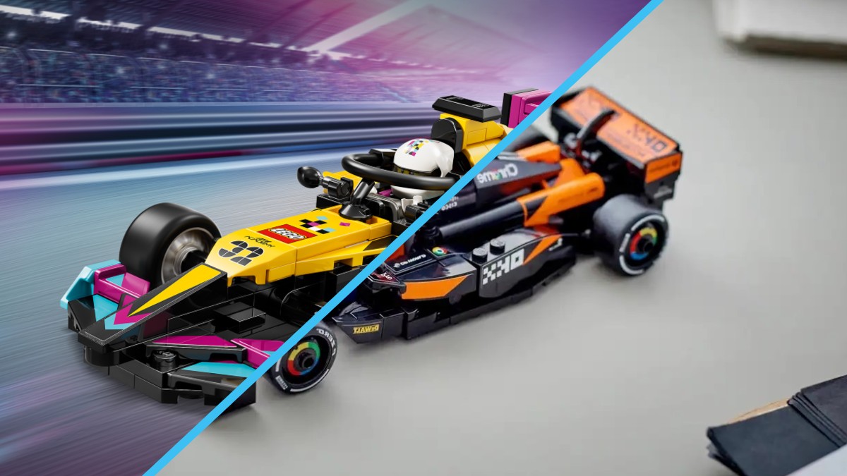 Comparing LEGO Speed Champions F1 ACADEMY car to 2025's original 10