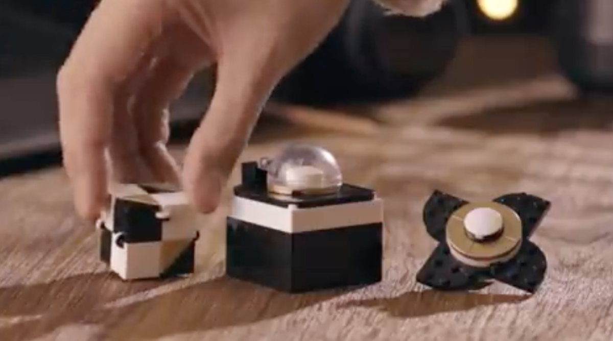 The LEGO Group’s social media showcases soothing desktop builds