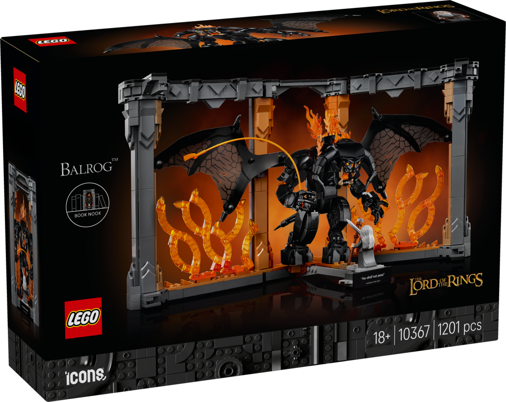 LEGO Icons 10367 The Lord of the Rings Balrog Book Nook box 1 1024x815